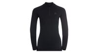 maillot de manga larga odlo performance  strong warm eco  strong  gris de 1 2 cremallera para mujer