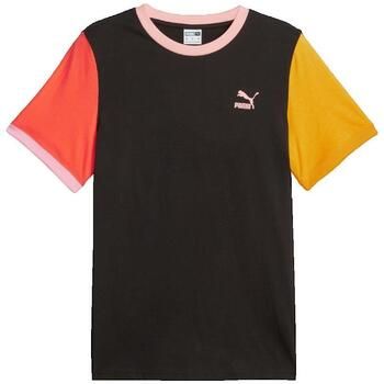 Puma Camiseta T-shirt Classics Block noir para hombre