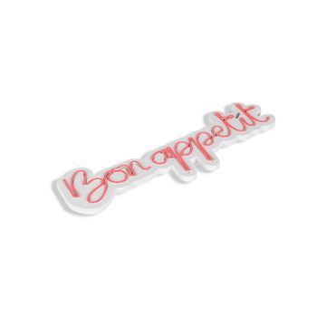 Iluminación Led Decorativa De Plástico Bon Appetit Rosa 60x18x2 Cm