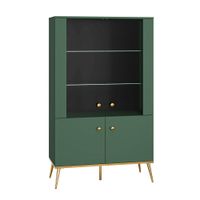vajillero 4 puertas melamina verde