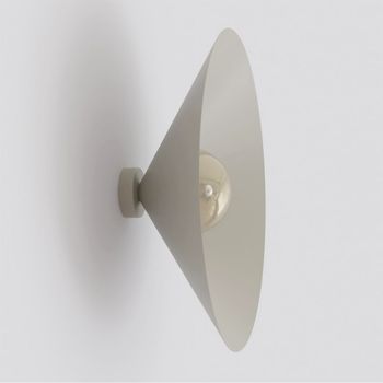 Aplique de pared osum l beis ámbar
