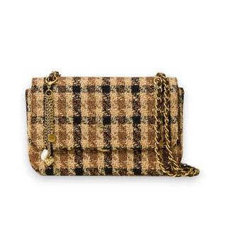Twinset para mujer. 262TD8080 Bolso bandolera de jacquard con cuadros
multicolor (OSFA), Casual, Sintético
