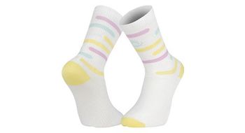 Bv sport calcetines light haute rio amarillo   rosa