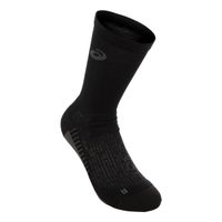 asics performance crew  calcetines para correr unisex - negro