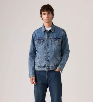 Levi's para hombre. 72334-0773 Chaqueta Trucker azul (L), Casual, Algodón, Denim