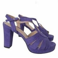 dana zapatos de tacon sandalia plataforma cruzadas ante para mujer