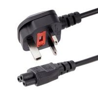 startechcom cable de 1m de alimentacian para portatiles enchufe bs1363 a c5 25a 250v 18awg cable para cargador cable hoja de trabol mickey mouse adaptador para reino unido ul