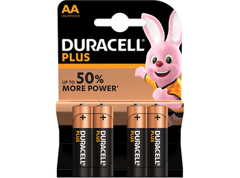Pilas AA - Duracell Plus Power AA, 4