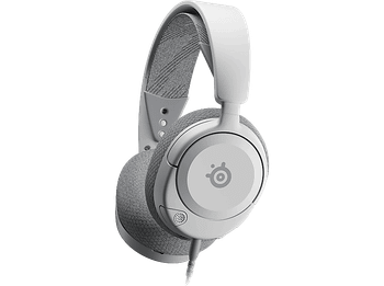 Auriculares gaming - SteelSeries Arctis Nova 1, Circumaurales, Controladores HI-FI, Cancelación de ruido, Blanco