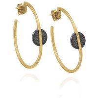 jorge revilla pendientes pendientes kymbal circulo grande para mujer