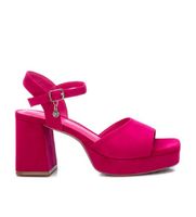 xti para mujer 14147102-fucsia sandalias de piel 141471 rosa 39 5 a 8cm ante hebilla casual fiesta