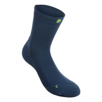 bauerfeind ultralight mid cut calcetines para correr hombres-azul