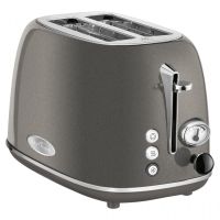 proficook ta 1193 retro tostadora 2 rebanadas 815w gris
