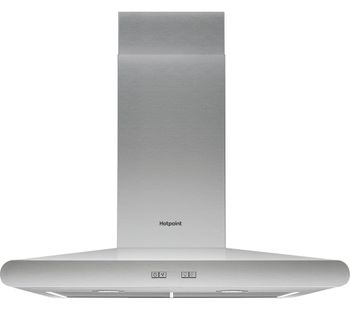 HOTPOINT PHC6.7FLBIX Chimney Cooker Hood - Stainless Steel, Stainless Steel