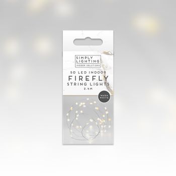 50 Led Indoor Firefly String Lights 5.2M