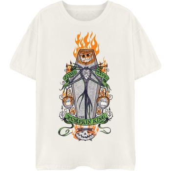 Nightmare Before Christmas Camiseta manga larga Long Live The Pumpkin King para mujer