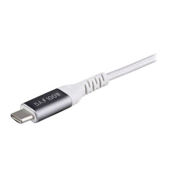 Cable USB-C TnB TCUSBC100W 100W 2m Blanco