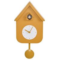 reloj de cuco moderno con sonido de pajaro reloj de pendulo infantil amarillo bonneval