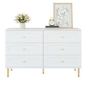 Aparador - Mueble Para Salón - Mdf Y Tablero De Partículas - Blanco (120x40x75cm)