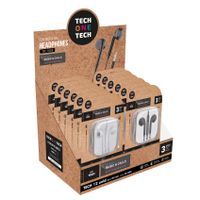 tech one tech pack ahorro auriculares eartech 12 unid jack 66