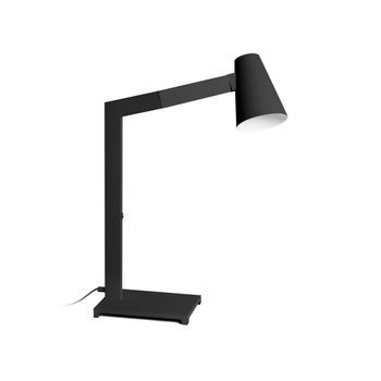 Kobi - Lámpara De Mesa De Metal Negro