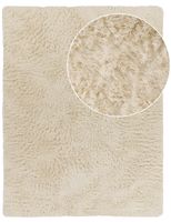 alfombra de pelo largo silvana marfil 80x150 cm