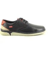 de notton 0118 zapatos con cordones de hombre piel azul marino