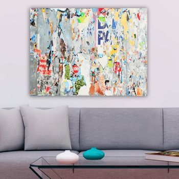Pintura Decorativa Lienzo 128366705_70100 Multicolor 70x100 Cm