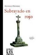subrayado en rojo