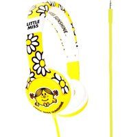 mr men little miss sunshine kids headphones - yellow yellow