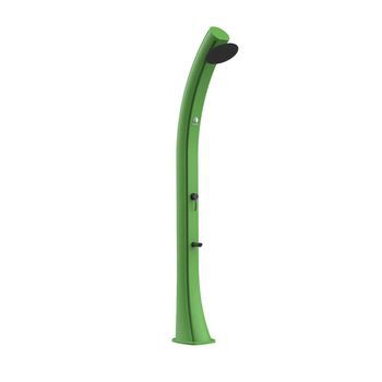 Sined Ducha Solar Verde 40l Latón Antical Para Exterior 226cm Pehd