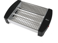 tostadora - jata jett1587 400 w plana bandeja recogemigas 2 barras de cuarzo plata