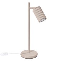 lampara de escritorio gris pardo aluminio alt 43 cm