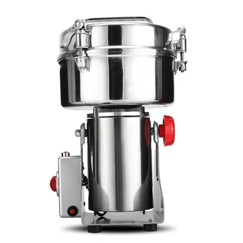 Molinillo de máquina de polvo de 110V/220V, 2500g, para el hogar, comercial, hierbas medicinales, cereales, especias, granos varios, molinillo de harina, 4500W