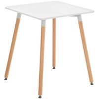mesa de cocina viborg madera blanco 60x60x70 cm clp