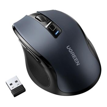 Ratón Ugreen 6957303898558 RF Wireless Bluetooth 4000 DPI Negro ergonómico