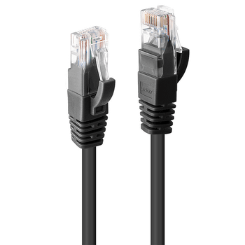 LINDY CABLES Y ADAPTADORES (48078) CABLE CAT.6 U/UTP DE 2M, NEGRO
