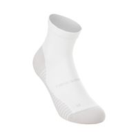 odlo performance run quarter  calcetines para correr unisex - blanco
