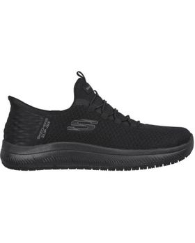 de SKECHERS SKECHERS SLIP-INS WORK SUMMIR 108144EC - ZAPATILLAS LABORALES NEGRAS HANDS FREE NEGRO