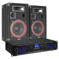 sistema de sonido fenton fpl500 500w rms bluetooth mp3 altavoces 8