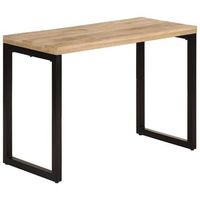mesa de comedor madera maciza de mango 110x50x76 cm vidaxl