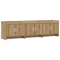 mueble de tv 168 x 33 x 47 cm roble artisan vidaxl