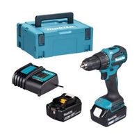makita dhp490sm1j - taladro combinado lxt 65 nm incluye maletin 1 bateria bl1840b y cargador