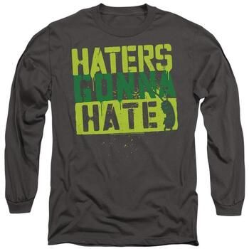 Spongebob Squarepants Camiseta manga larga Haters Gonna Hate para hombre