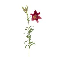tallo de lirio rubrum artificial rojo h98