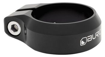 Abrazadera de sillin de aluminio burgtec negra