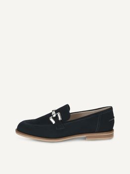 CAPRICE Slipper, blue, made of Leather with Block heel, Size 40.5
