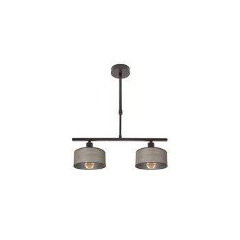 Lampara Gilda 2xe14 Marron Regx43x14 Cm