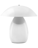 lampara de mesa  metal blanco