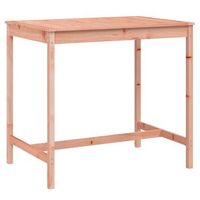 mesa de jardin  mesa de exterior madera maciza douglas 121x825x110 cm